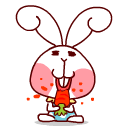 小白兔-吃萝卜